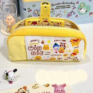 Hộp bút in hình gấu pooh dễ thương sức chứa lớn