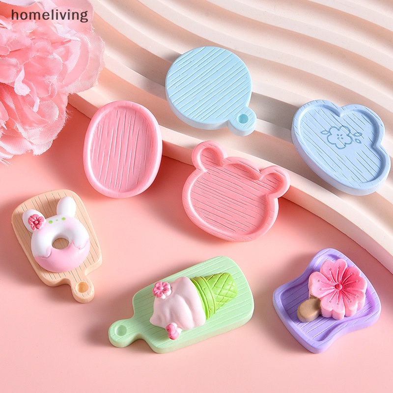 Set 3 Khay Đựng Thức Ăn Tỉ Lệ 1: 12 Dùng Trang Trí Nhà Búp Bê