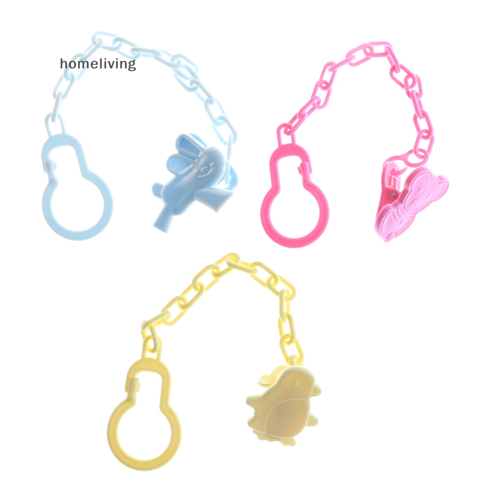 Dây Kẹp Núm Vú Giả Chống Thất Lạc Họa Tiết Hoạt Hình Dễ Thương Cho Bé