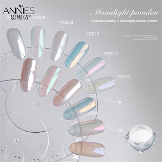 ♕ Nail Art Solid Aurora Magic Mirror Powder Super Flash Moonlight Fairy Mirror Flour Ice Through Polarized Long lanh Dụng cụ làm móng mùa hè cho tiệm nail 0,2g NỘI THẤT