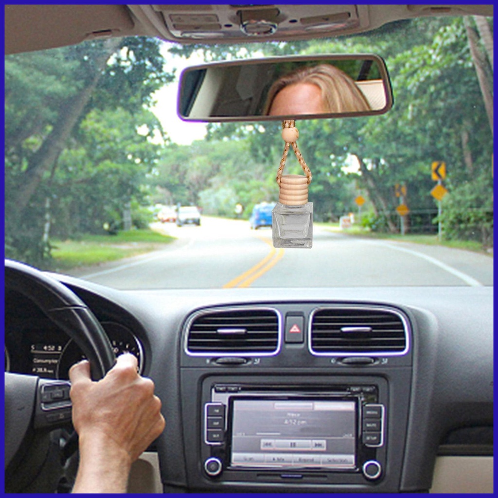 Bình Đựng Tinh Chất Bằng Thủy Tinh Trong Suốt Có Thể Nạp Lại Cho Xe Hơi