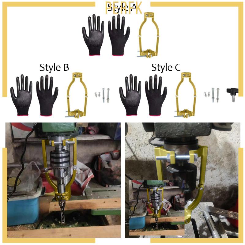 Giá Đỡ Cố Định Mũi Khoan Lỗ Hình Vuông Siêu Bền Tiện Dụng Cho Máy Khoan Bàn