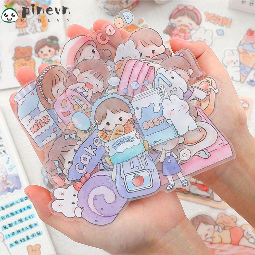Bộ 27 Sticker Hoạt Hình Xinh Xắn Dùng Trong Trang Trí