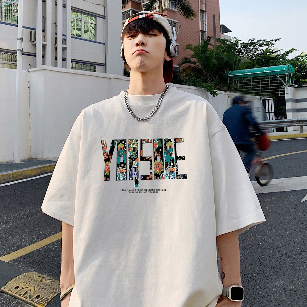 IFNICEFUTURE Áo phông nam nữ form rộng 2N Unisex thun cotton in nổi Gatin màu trắng hồng