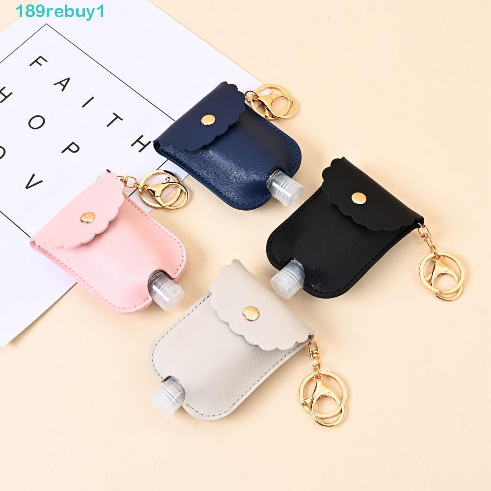 Chai Đựng Nước Rửa Tay Dạng Bóp Bằng Da PU Chống Rò Rỉ Có Thể Tái Sử Dụng 1 Lần