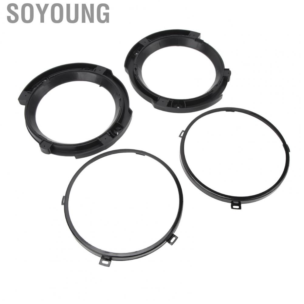 Soyoung Car Headlamp Mounting Bracket Ring Trim Headlight Stable 7 Inch for Wrangler JK 2007 To 2018