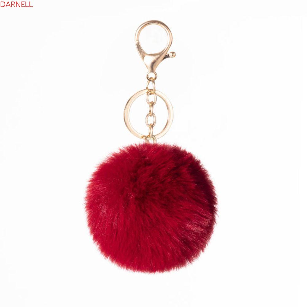 Móc Khóa Búp Lông Thỏ Giả Dễ Thương