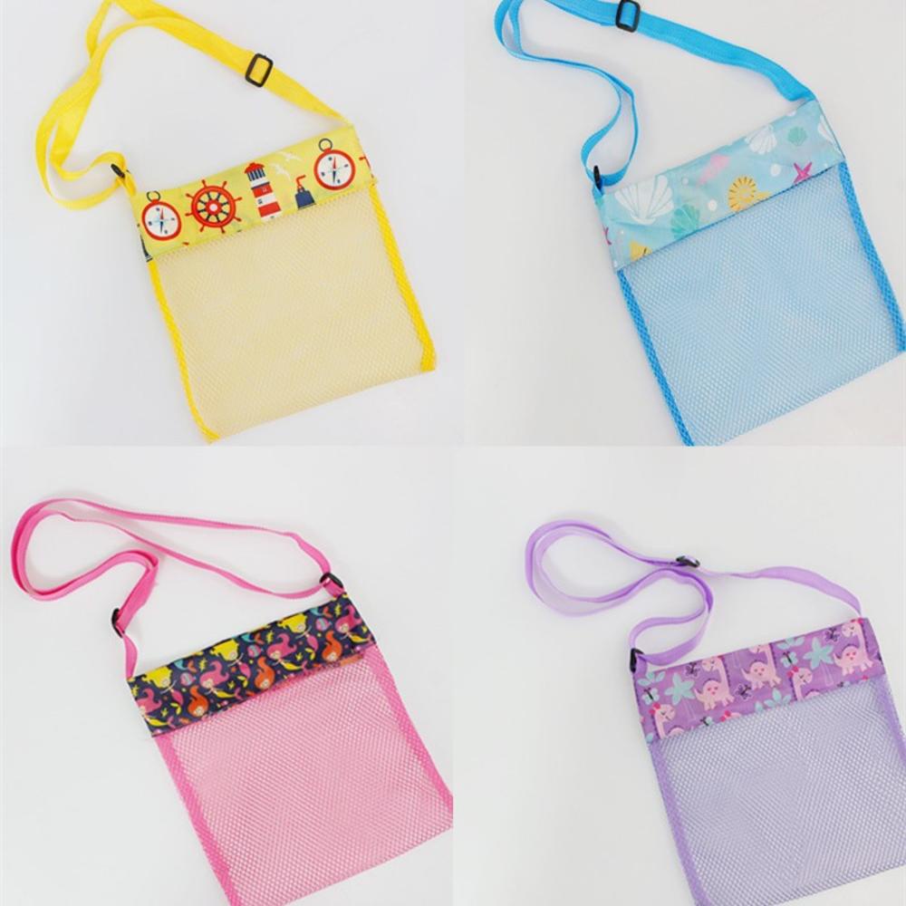 Túi Lưới Đựng Vỏ Sò Đồ Chơi Đi Biển Cho Bé