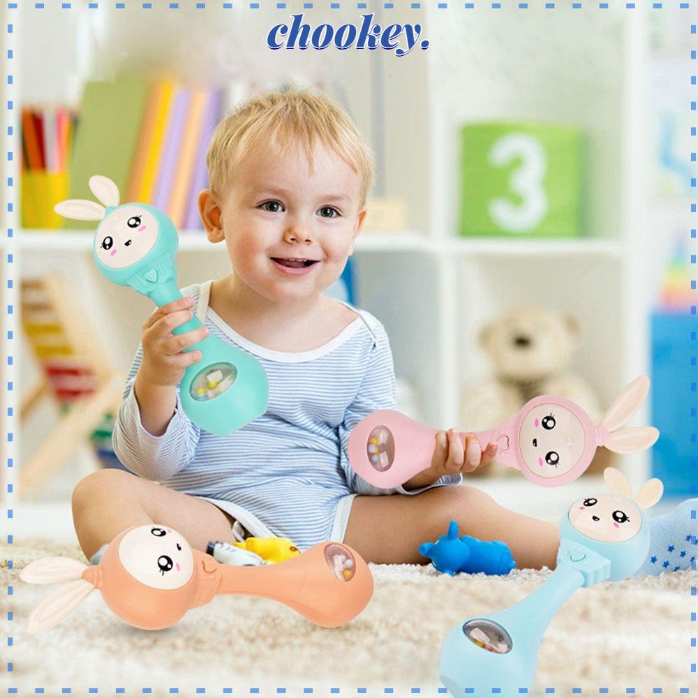 Gậy Phát Nhạc Đèn Led Mềm Mại Hình Chú Thỏ Đáng Yêu Cho Bé