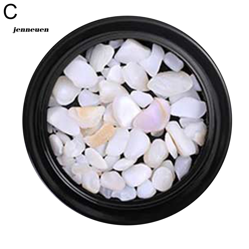 Hạt Đá Vỏ Sò Mini Nhiều Màu Sắc Trang Trí Móng Tay Nghệ Thuật DIY