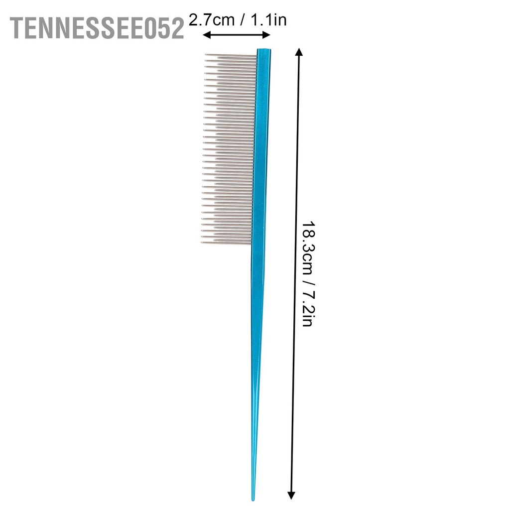 Tennessee052 Pet Comb Ergonomic Dog Chải lông chải loại bỏ rối và nút thắt với 2 mật độ khác nhau