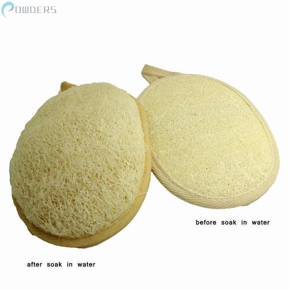 Bông Tắm Xơ Mướp Màu Be Tẩy Tế Bào Chết Làm Sạch Da Toàn Thân