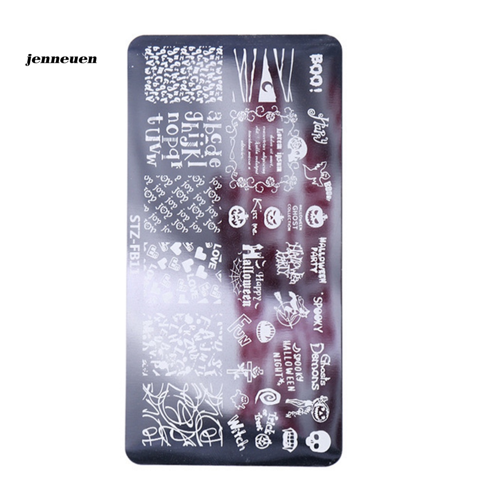 Jen Đĩa Tem In Móng Tay Nghệ Thuật Quyến Rũ Dễ Sử Dụng Cho Salon / Halloween