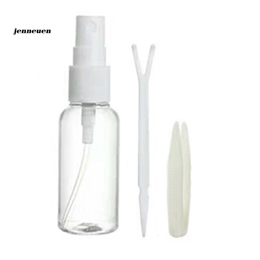 Bộ 5 Miếng Dán Kích Mí Vô Hình Kèm Chai Xịt Và Nhíp Tiện Dụng