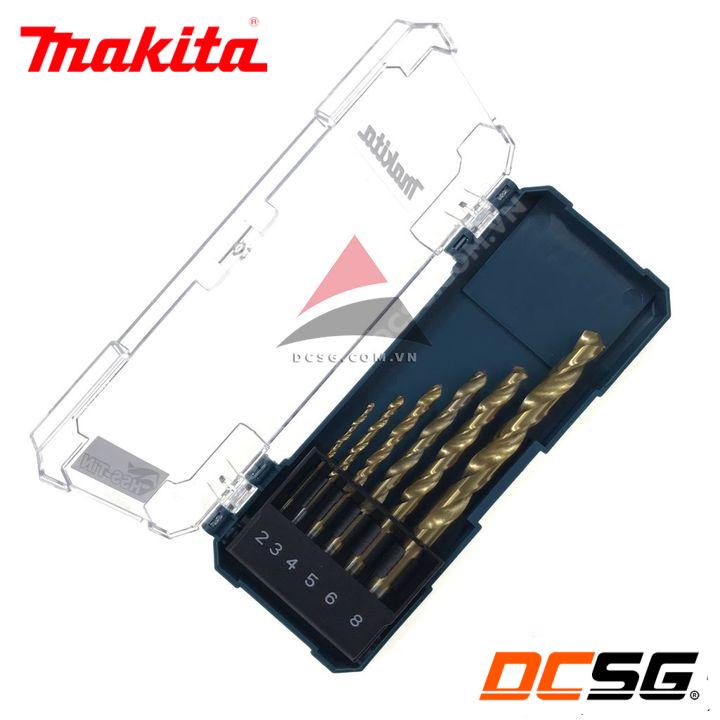 Bộ mũi khoan kim loại Hss-Tin loại kinh tế Makita D-72833  | DCSG