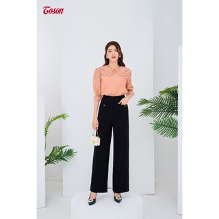 Quần suông đen vittex túi ốp trước Limitted 21098B63 Toson