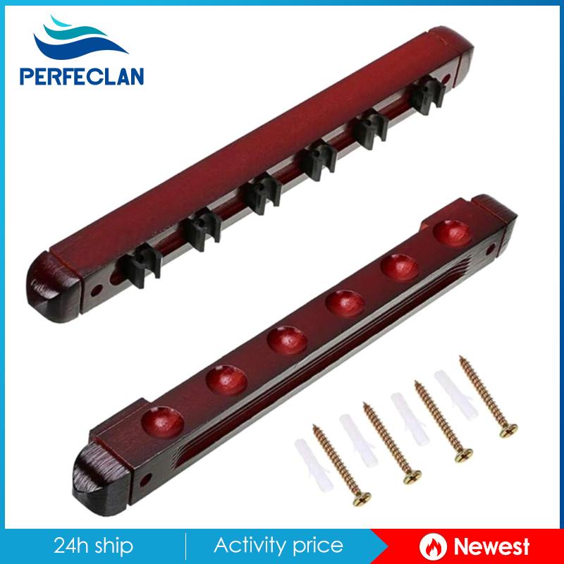 Giá Đỡ Quả Bida / Hồ Bơi 6 Ngăn Treo Tường Truyền Thống