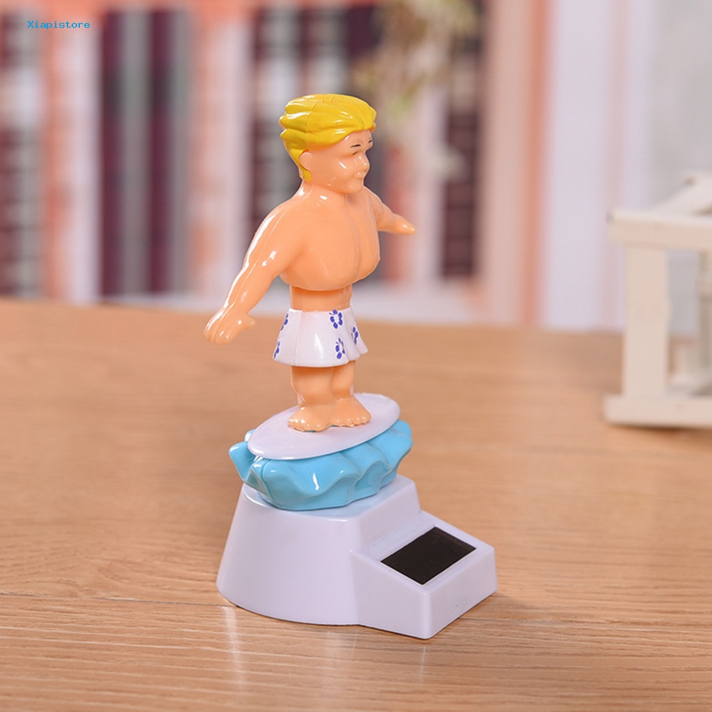 [Xiapistore] Đồ Trang Trí Xe Hơi Sử Dụng Năng Lượng Mặt Trời Tiết Kiệm Năng Lượng Hình Hoạt Hình