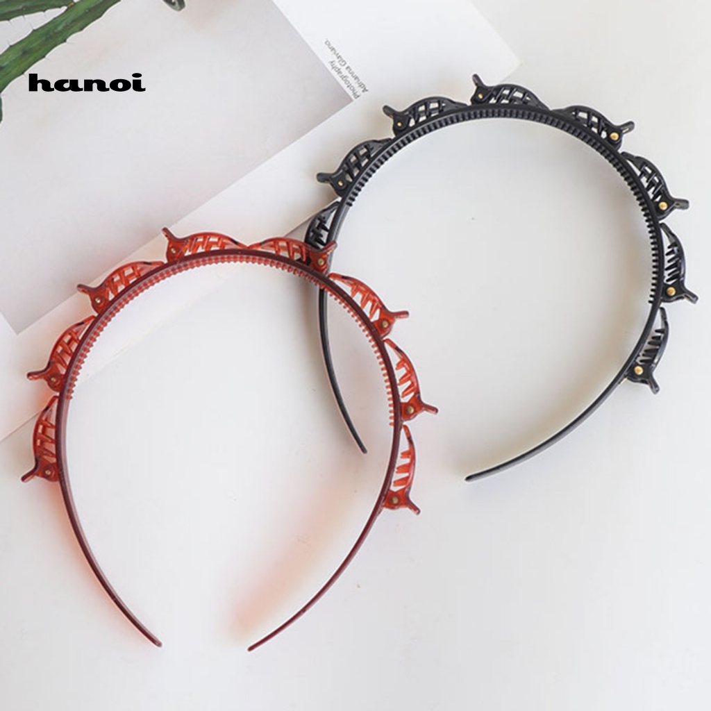 Kẹp Tóc Thiết Kế Hai Lớp Chống Trượt Thời Trang Cho Nữ