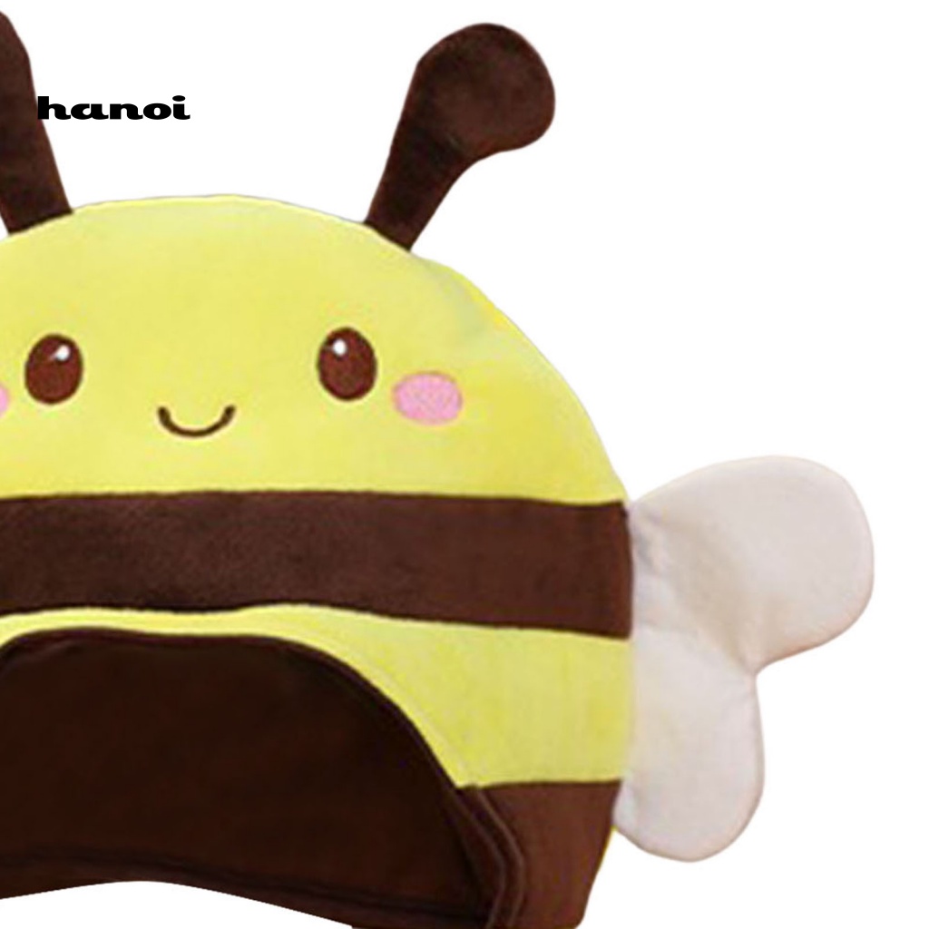 Mũ Trùm Đầu Hóa Trang Chú Ong 3D Biểu Tượng Cảm Xúc Đáng Yêu
