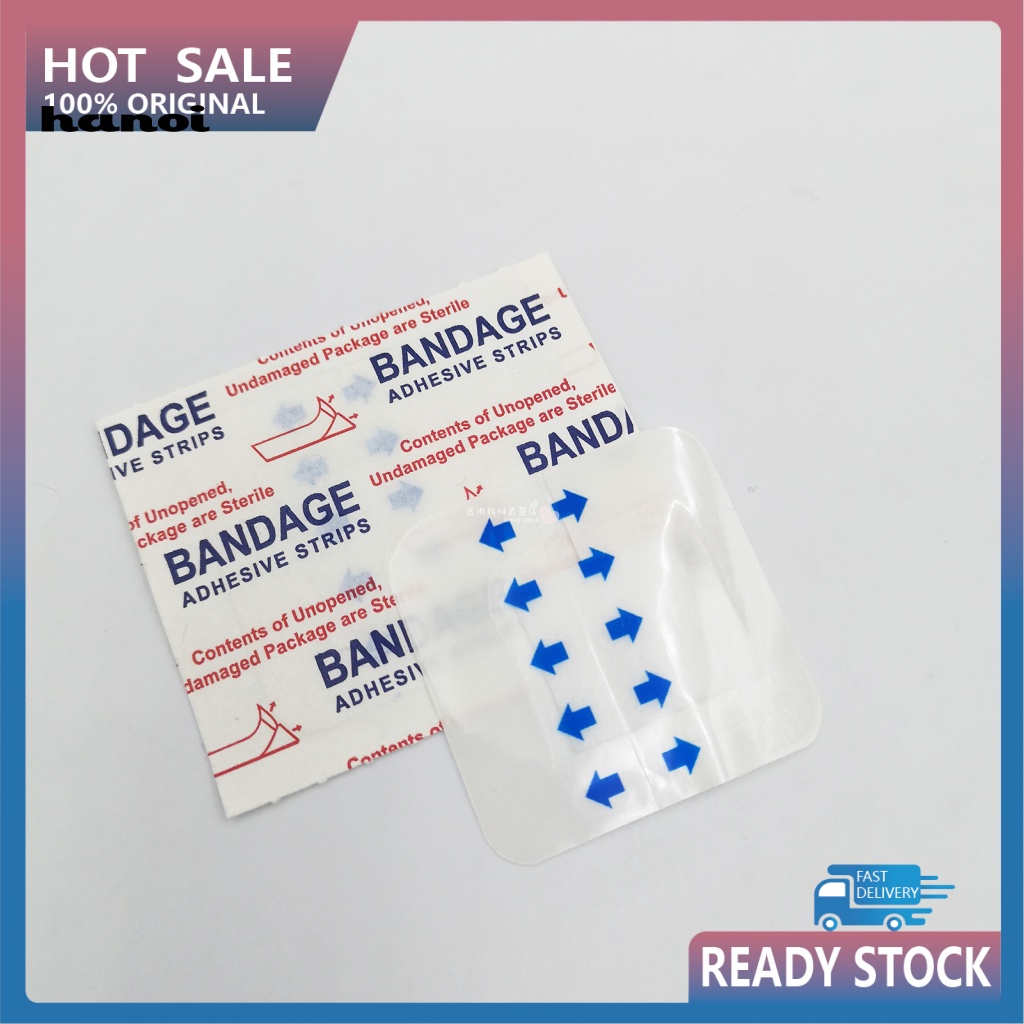 Bộ 50 Băng Dán Sơ Cứu Y Tế Siêu Mỏng Chống Thấm Nước Không Gây Dị Ứng Dành Cho Người Lớn