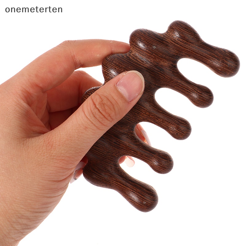 Rten 1 Lược Gỗ Mát Xa Mặt Chống Tĩnh Điện Đa Chức Năng