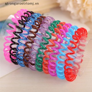 Set 10 Dây Cột Tóc Dạng Xoắn Lò Xo Cá Tính