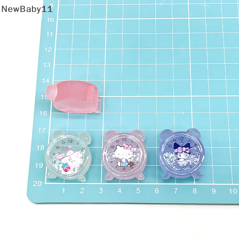 Bộ 2 Đồng Hồ Báo Thức Mini Họa Tiết Hoạt Hình Dạ Quang Trang Trí Xe Hơi