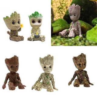Mô hình người cây groot siêu dễ thương - trang trí bể cá
