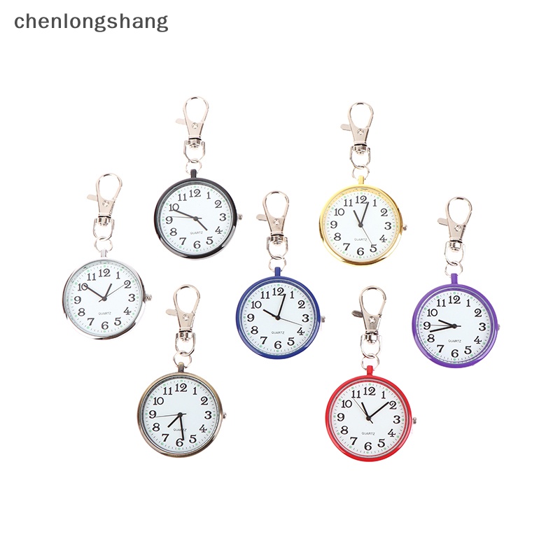 Chenlongshang Đồng Hồ Bỏ Túi Kiêm Móc Khóa Phong Cách Vintage