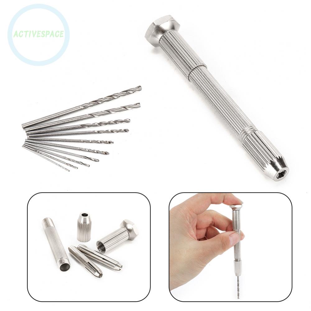 ⚡READYSTOCK⚡Hand Drill DIY Drill Bit For PCB/Crafts/Jewelry HSS Keyless Chuck Mini Tool