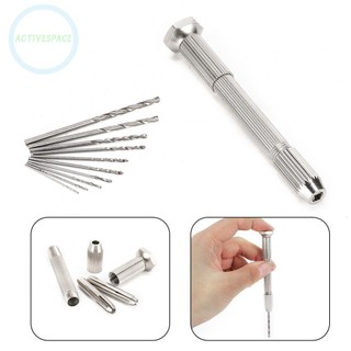 ⚡readystock⚡hand drill diy drill bit for pcb/crafts/jewelry hss keyless chuck mini tool
