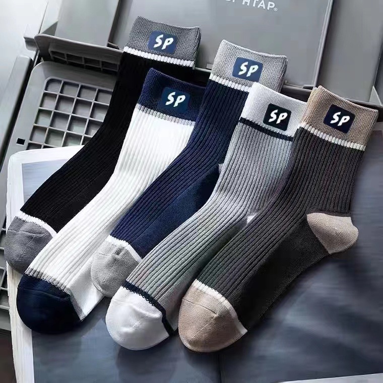 Tất vớ nam nữ cổ ngắn cao cấp trơn basic, chất liệu cotton mềm mại thấm hút thoáng khí