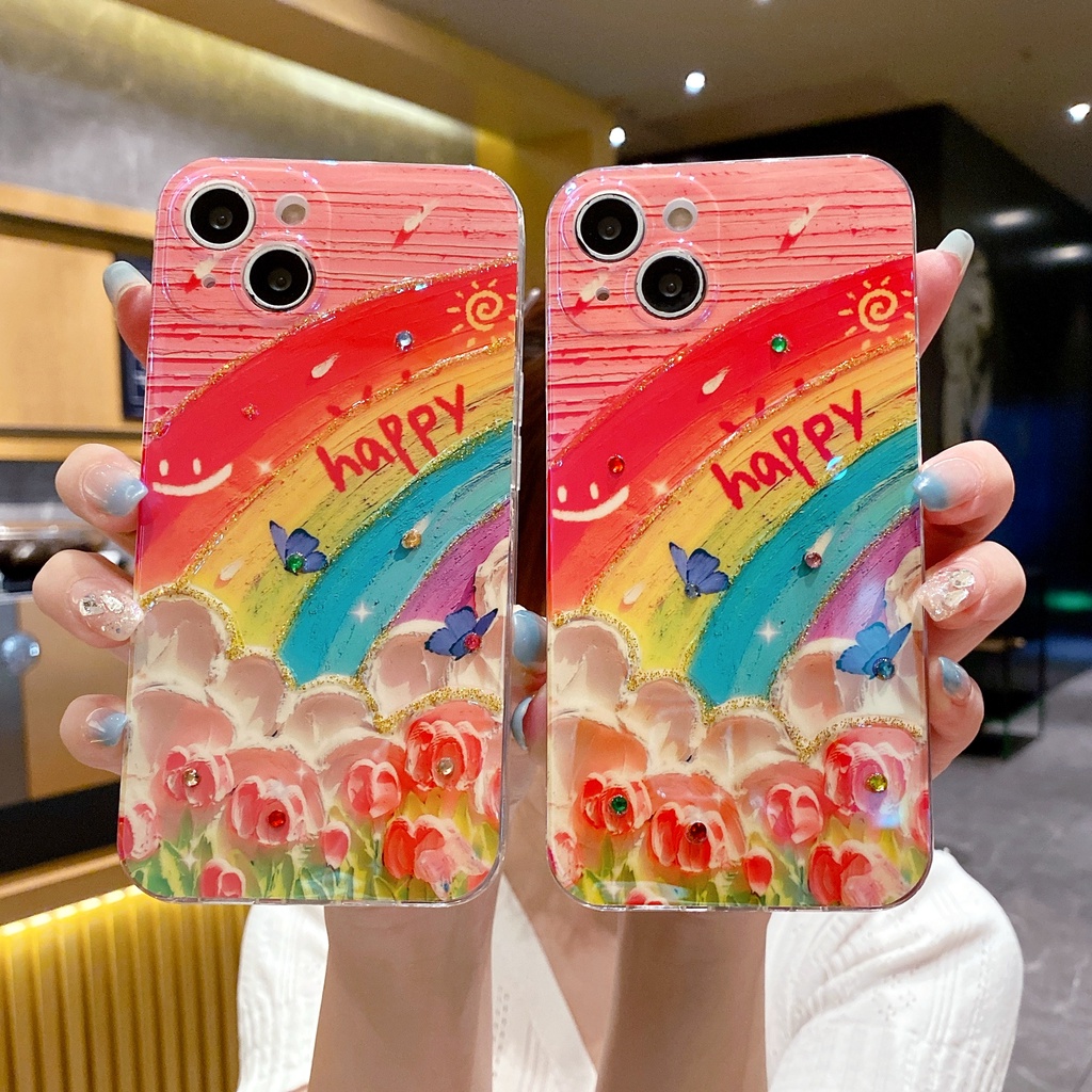 Ốp Điện Thoại TPU Chống Sốc Kèm Dây Đeo Cho IPhone 14 13 12 11 Pro MAX 14 Plus X XR XS MAX 7 8 Plus