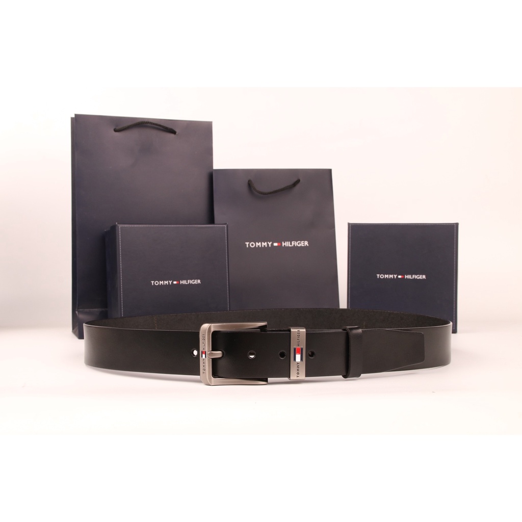 Tommy hilfiger thắt lưng mỏng dây đeo thắt lưng bằng da thật thời trang blogger xu hướng thắt lưng ghim khóa thắt lưng nam và nữ đồng quê