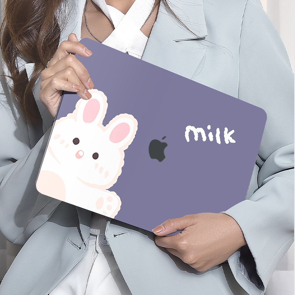 Vỏ bảo vệ có logo cho MacBook Air 13 inch A2337 M1 A2179 Pro 13 14 16 inch A2338 kèm miếng dán bàn phím chống trầy J9PX