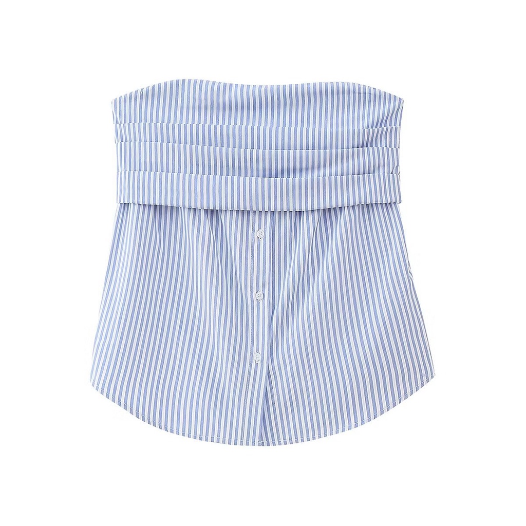 Áo Vest Đa Năng Sọc Gấp Qunz 5639