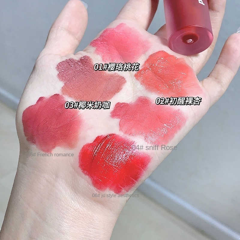 Son Kem KeKeMood Tông Nhung Lì Chống Nước Không Dễ Phai 6 Màu Tùy Chọn