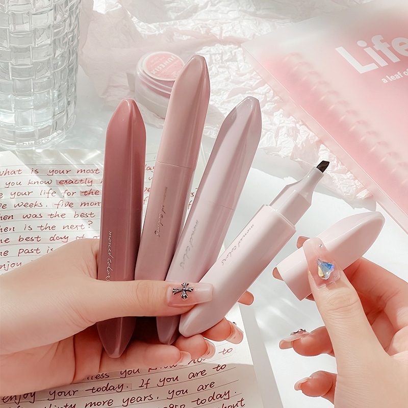 Sét 4 cây bút highlight MONET xinh xắn màu kẹo ngọt Bút Đánh Dấu Màu Pastel Cho Học Sinh