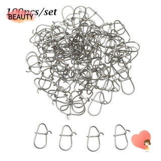 100 Móc treo câu cá bằng thép không gỉ