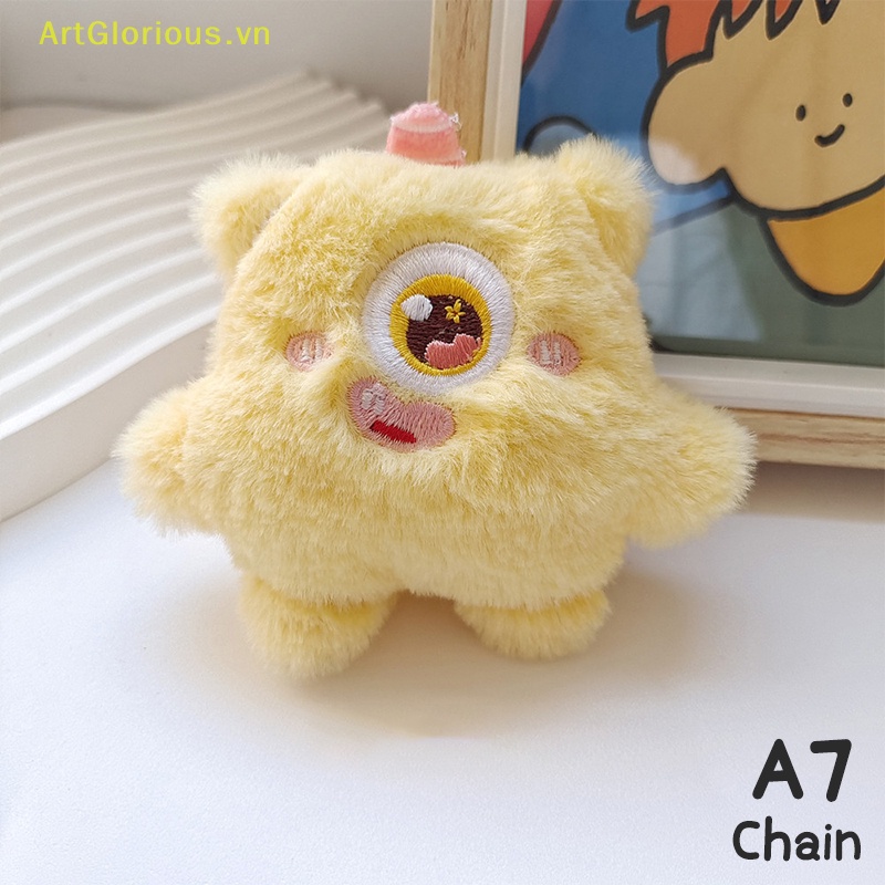 1 Huy Hiệu Cài Áo Hình Quái Vật Nhỏ Nhồi Bông Đáng Yêu