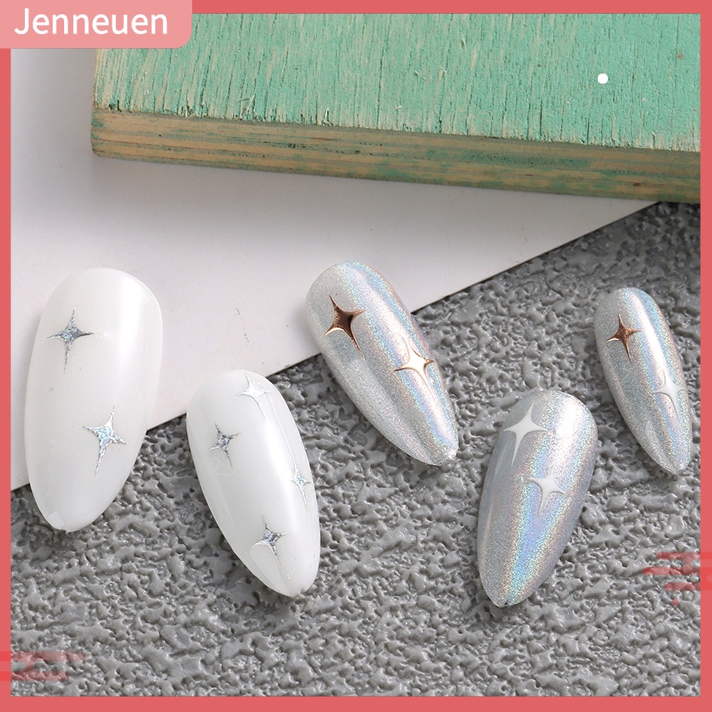 Nhãn Dán Móng Tay 3D Siêu Mỏng Lấp Lánh DIY