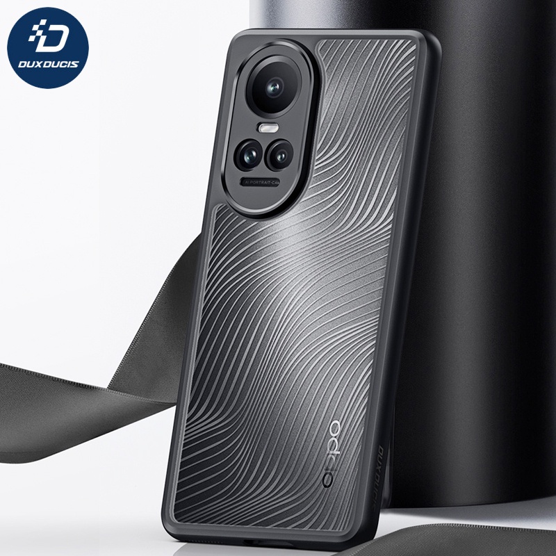 Ốp Điện Thoại TPU + PC Chống Bám Vân Tay Hiệu DUX DUCIS Cho OPPO Reno 10 / Reno 10 Pro Reno10 Pro Plus