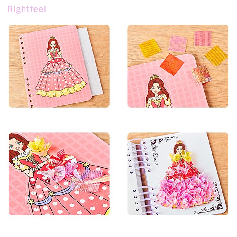 Miếng Dán Hình Công Chúa Poking Princess Làm Thủ Công Đồ Chơi Giáo Dục Cho Trẻ Em Mới