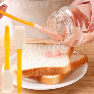 Muỗng silicone mini cấp thực phẩm làm bánh / kem / cọ phết dầu chịu nhiệt độ cao đa năng cho nhà bếp