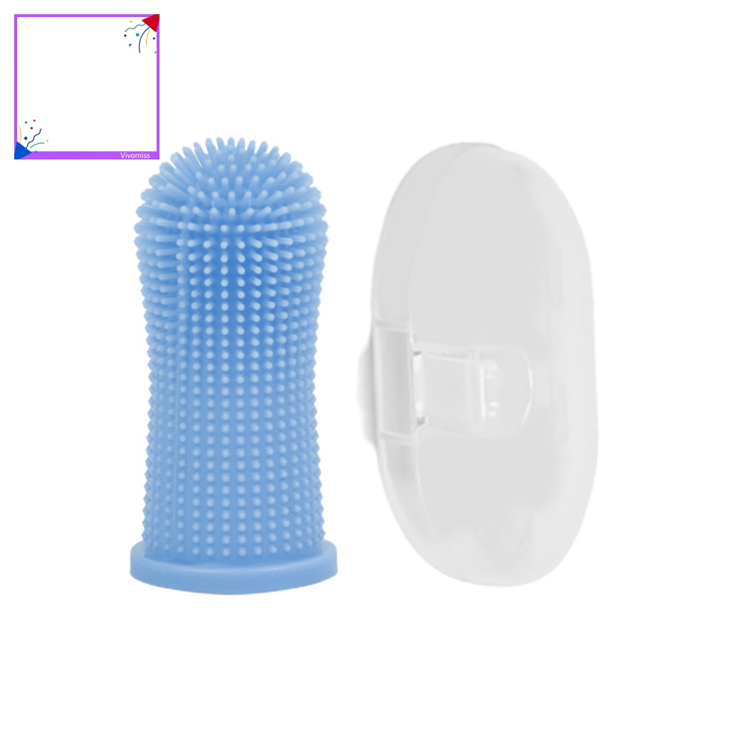 Bàn Chải Đánh Răng Silicone Kết Cấu Không Gây Dị Ứng Cho Thú Cưng