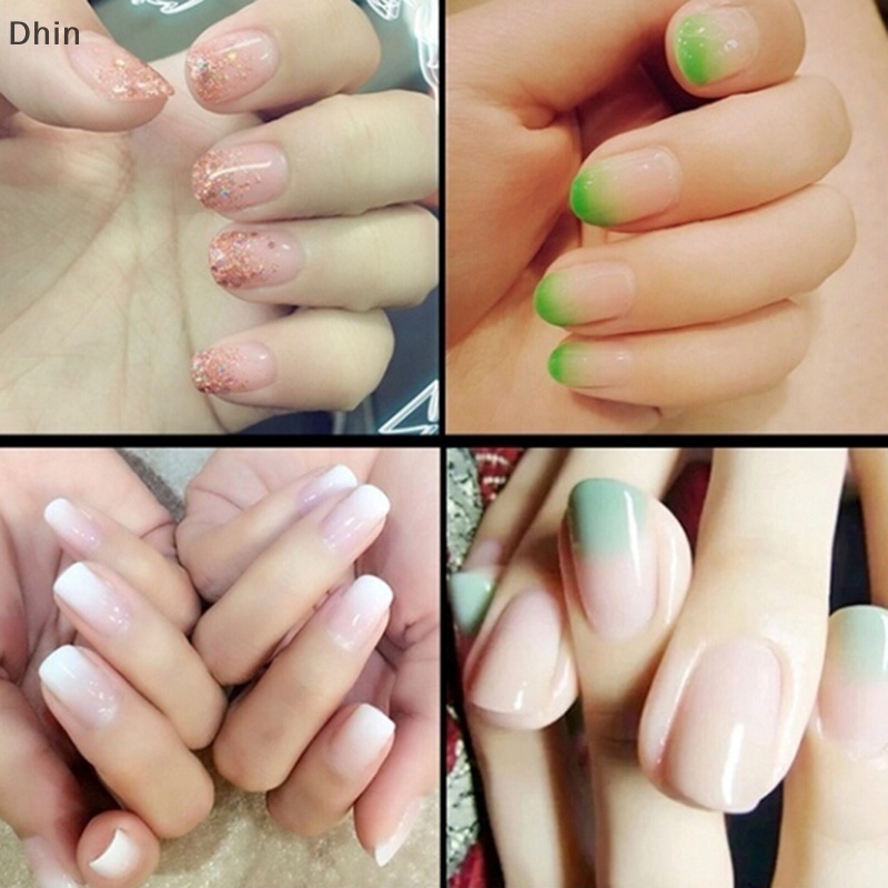 Set 10 Miếng Xốp Tam Giác Màu Sắc Gradient Dùng Để Trang Trí Móng Nghệ Thuật