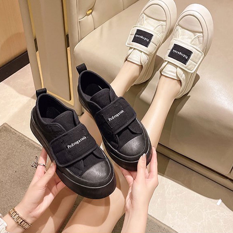 Prowow❤Giày Thể Thao Khóa Dán Thời Trang Năng Động Dành Cho Nữ