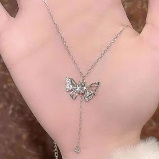 Vòng cổ Mặt Bướm Đính Đá Pha Lê