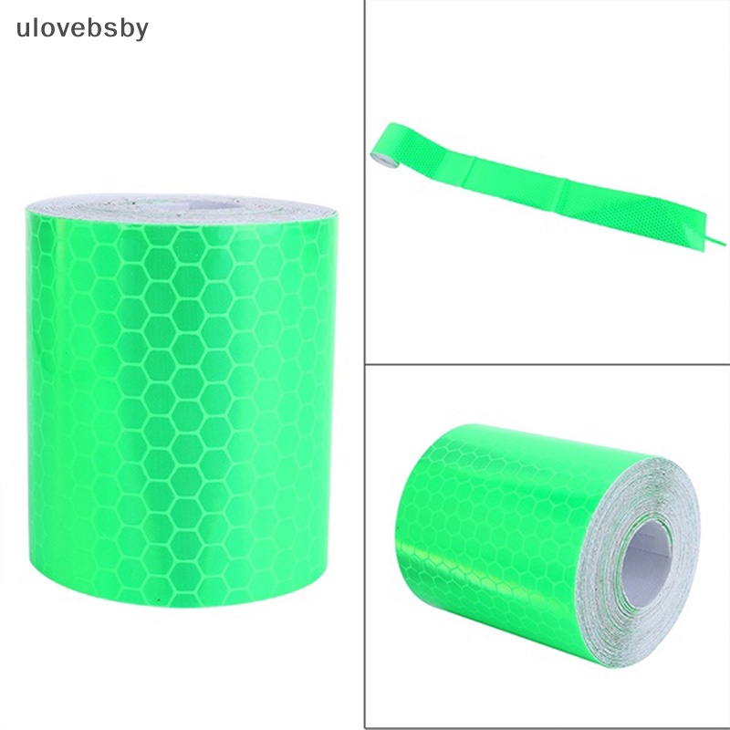 Cuộn Băng Keo Phản Quang Tự Dính 1m * 5cm Cảnh Báo An Toàn Cho Xe Hơi Xe Tải